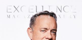 Tom Hanks on the cover of Excellence Magazine